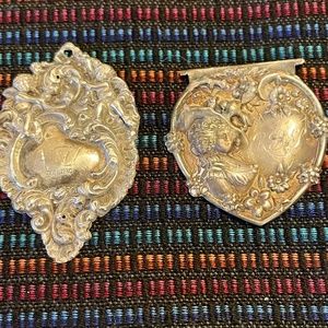 antique silver pieces, great for jewelry making